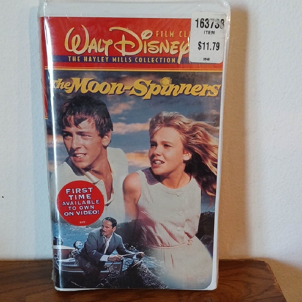 Walt Disney The Moon-Spinners VHS New & Factory Sealed